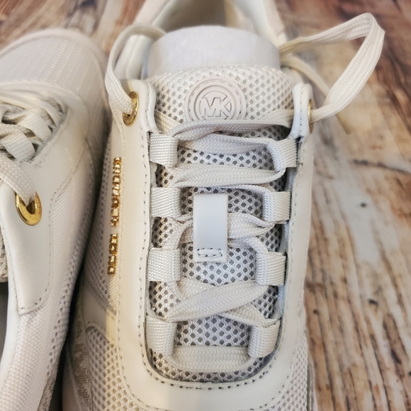 Michael Kors Allie Stride Mesh and Logo Trainer - Picture 13 of 14
